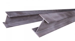 Beams after blast treatment from Snowflake Blast and Powdercoating